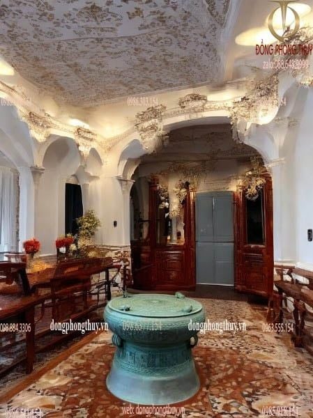 Trống đồng Đông Sơn ngọc lũ đồng đỏ giả cổ