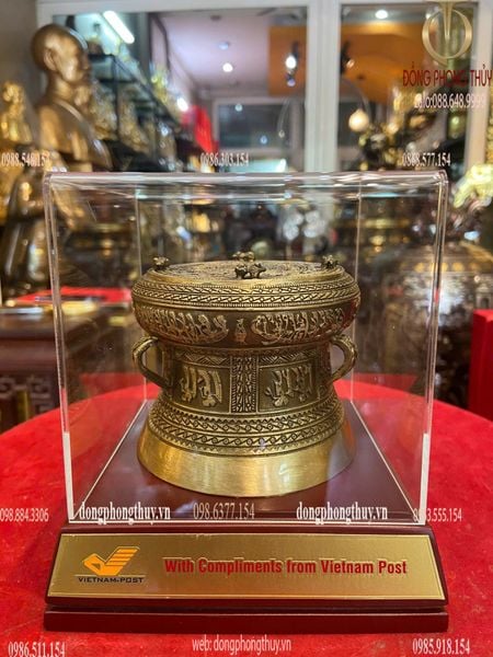Trống đồng lưu niệm 8-10-12-15-20-25-30-35-40-50cm