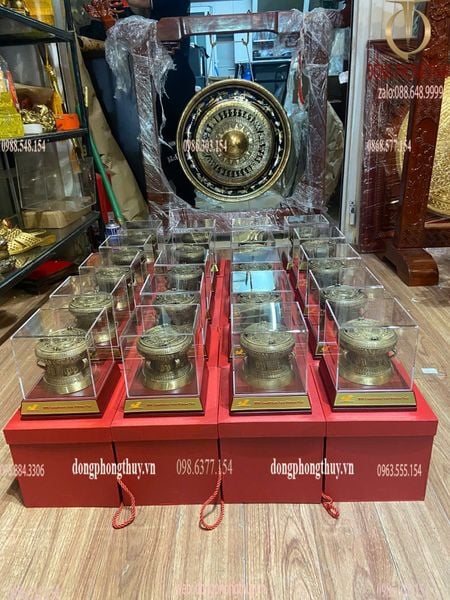 Trống đồng lưu niệm 8-10-12-15-20-25-30-35-40-50cm