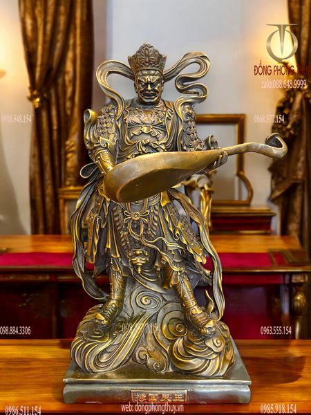 Bộ Tứ Đại Thiên Vương bằng đồng cao 48 ngang 28 sâu 16cm nặng 50kg