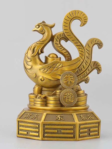 Tứ linh long lân quy phụng bằng đồng cao 26cm nặng 10kg