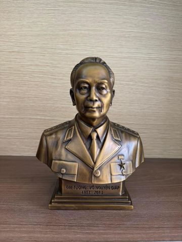 Tượng Bác Giáp 23cm -30cm-42cm-48cm bằng đồng màu hun nâu