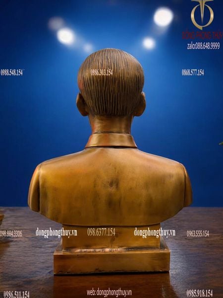 Tượng Bác Hồ 42cm bằng đồng