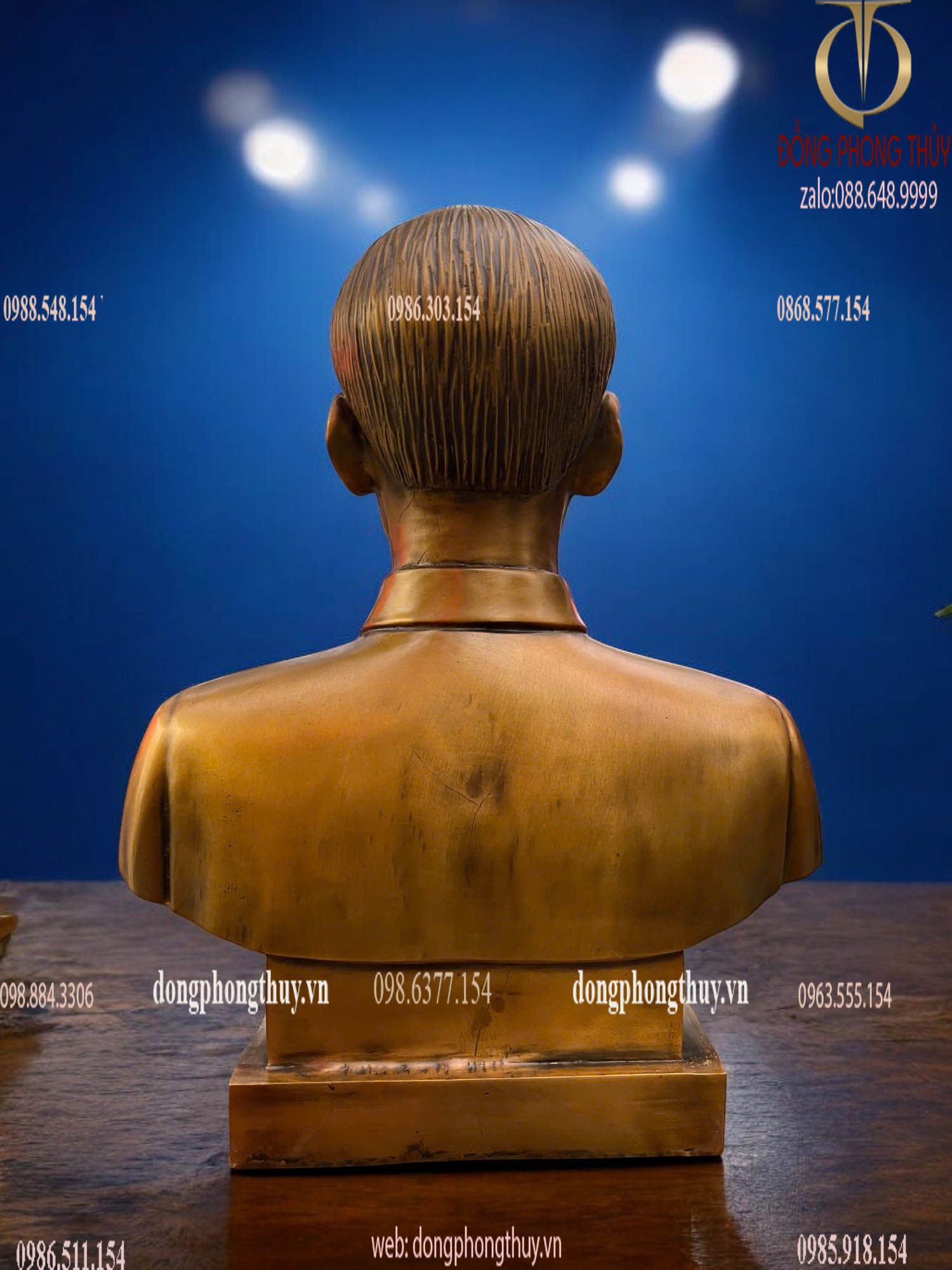 Tượng Bác Hồ 42cm bằng đồng