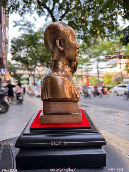 Tượng Bác Hồ 23cm - 30cm -42cm-48cm bằng đồng giả cổ