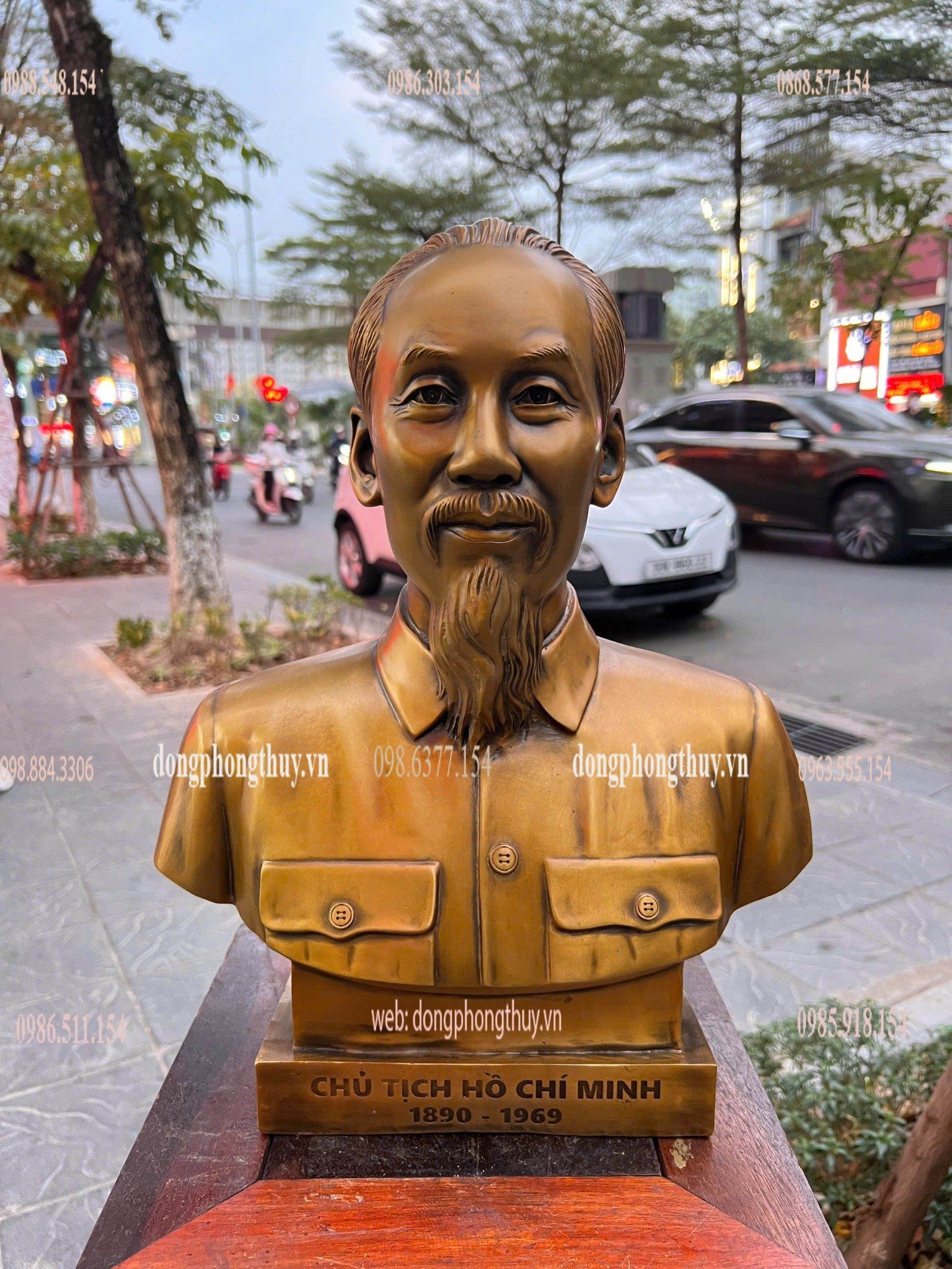 Tượng bác hồ 42cm