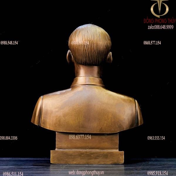 Tượng Bác Hồ 23cm-30cm-42cm-48cm bằng đồng