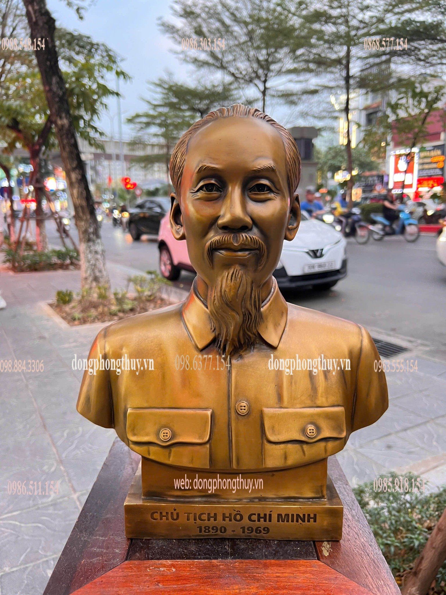 Tượng bác hồ 42cm