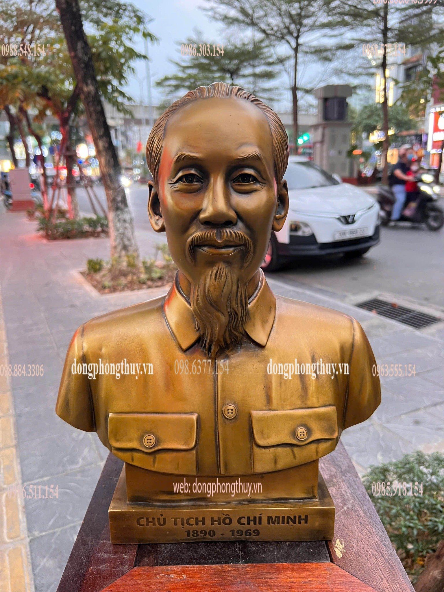 Tượng bác hồ 42cm
