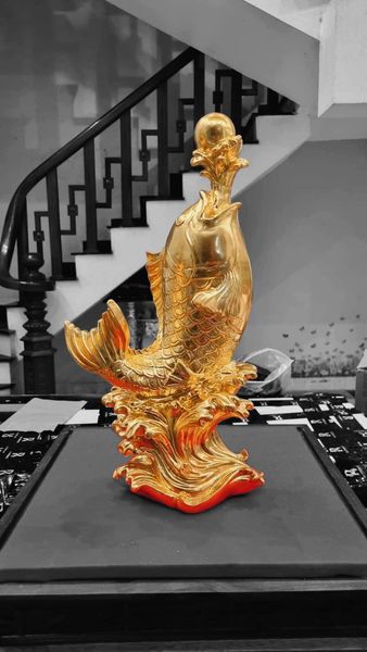 Dát vàng tượng cá chép hóa rồng