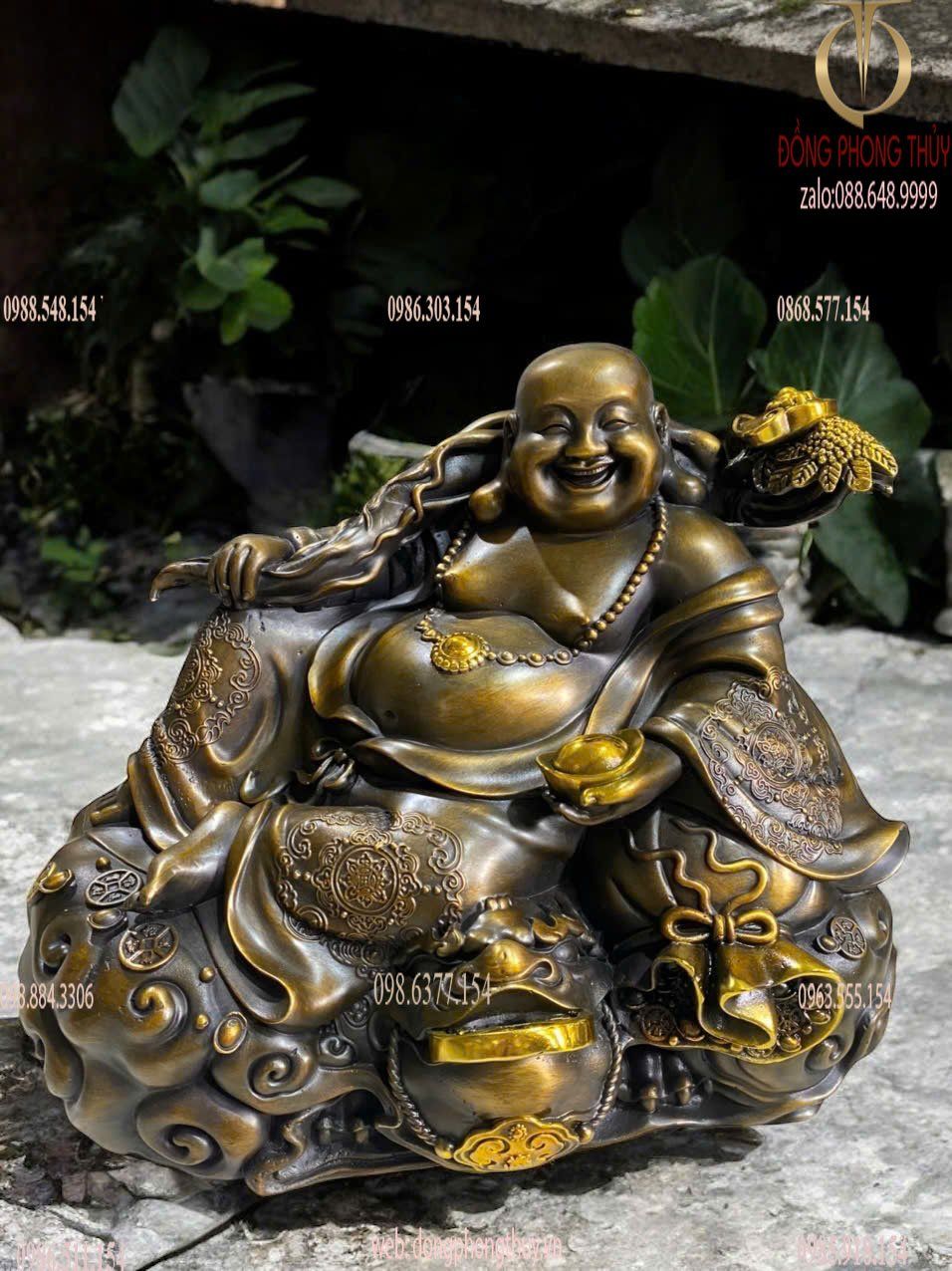 Tượng di lặc bằng đồng