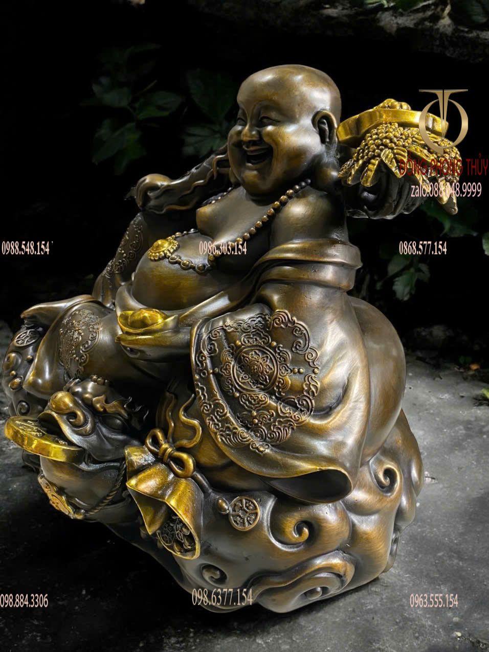 Tượng di lặc bằng đồng