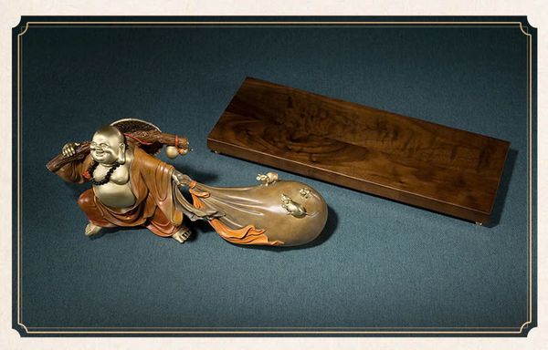 Tượng di lặc kéo bao tiền