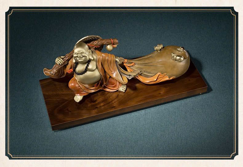 Tượng di lặc kéo bao tiền