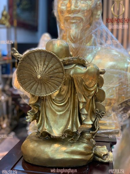 Tượng phật di lặc cao 40 ngang 33cm nặng 7,5kg