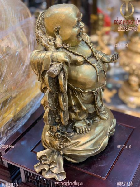 Tượng phật di lặc cao 40 ngang 33cm nặng 7,5kg