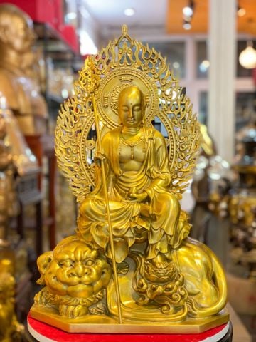 Tượng địa tạng 51cm bằng đồng