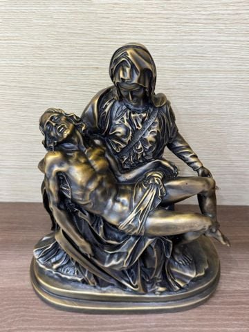 Tượng đức mẹ u sầu bằng đồng cao 33cm- cao 20cm
