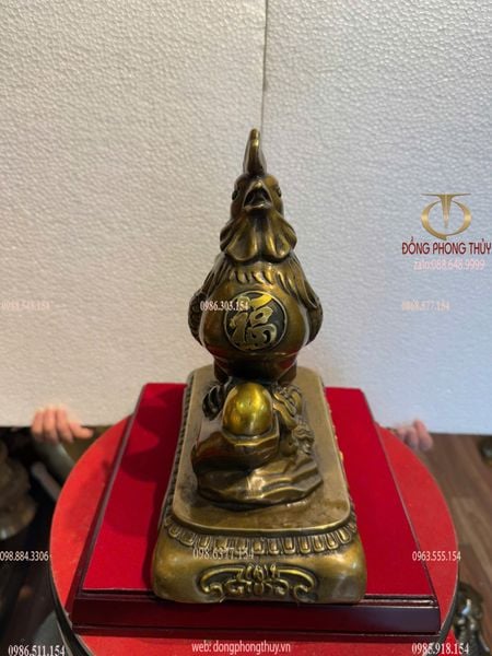 Tượng gà bằng đồng vạn sự như ý
