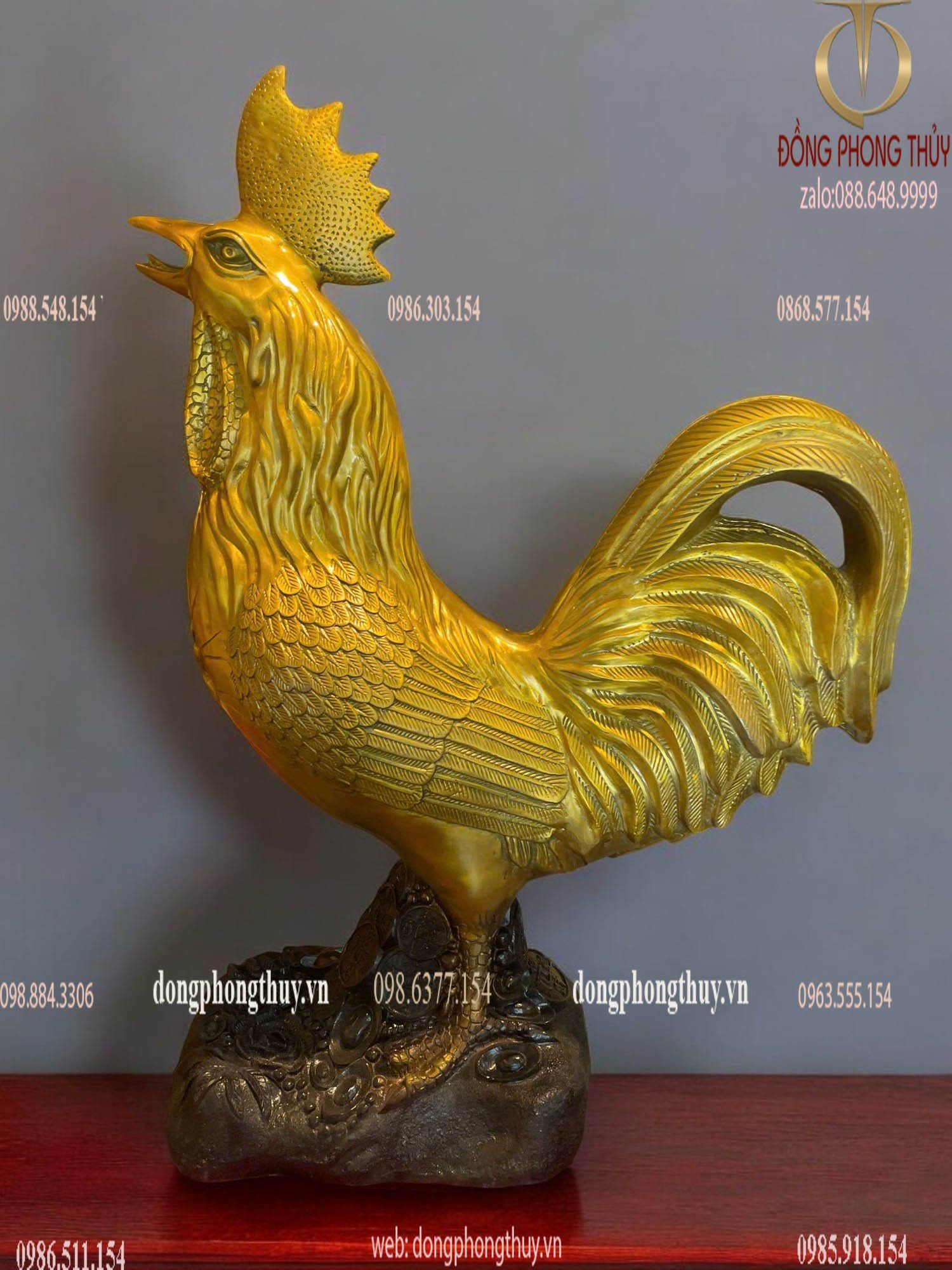 Tượng gà phong thủy 69cm