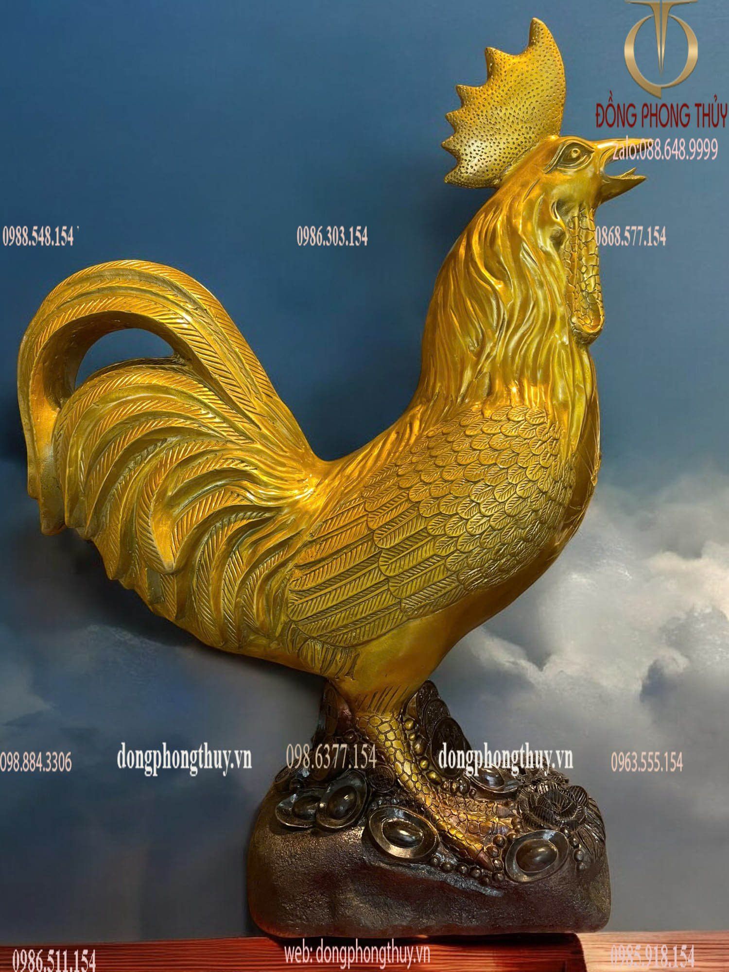 Tượng gà phong thủy 69cm