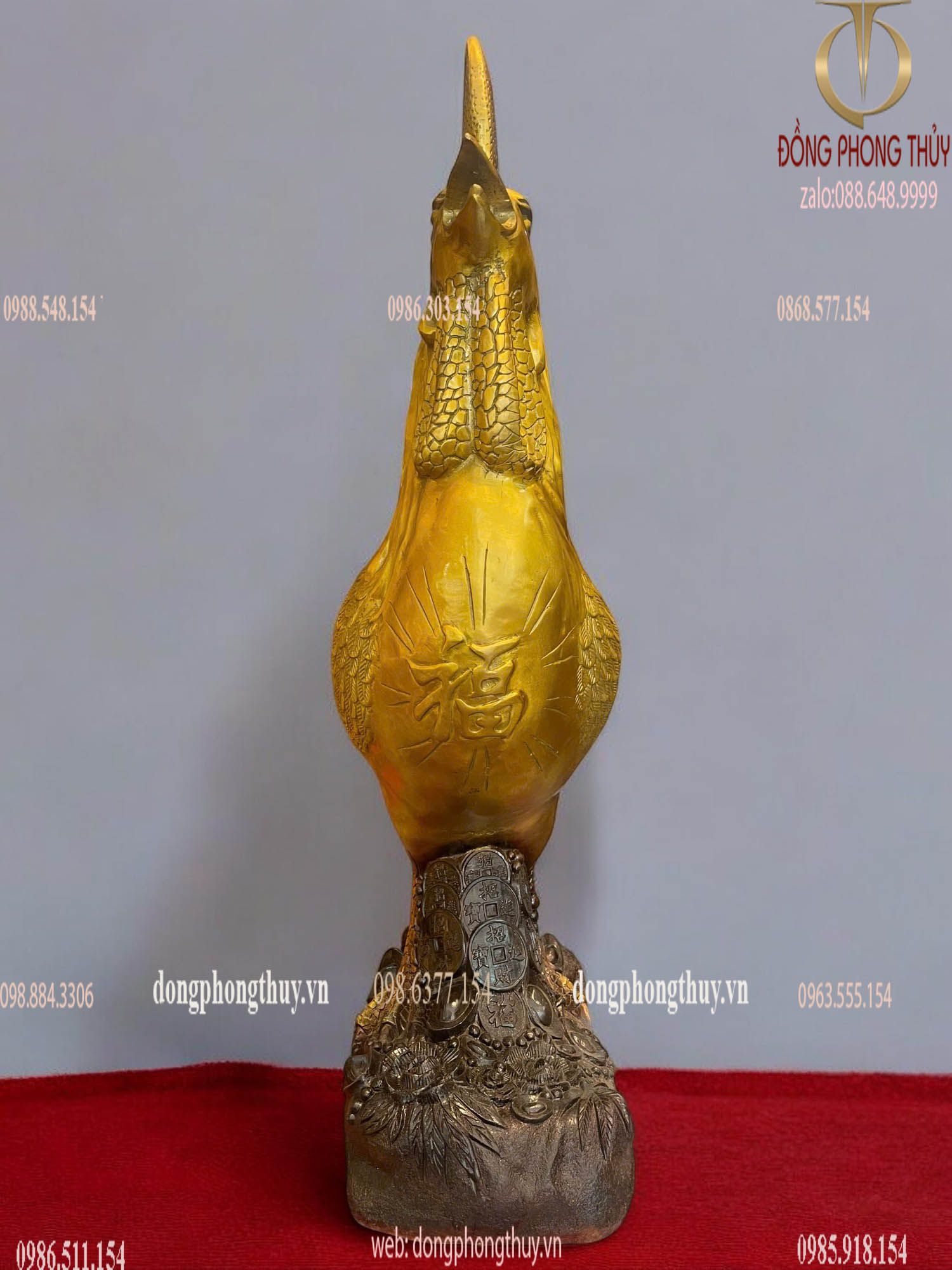 Tượng gà phong thủy 69cm