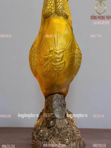 Tượng gà phong thủy 69cm