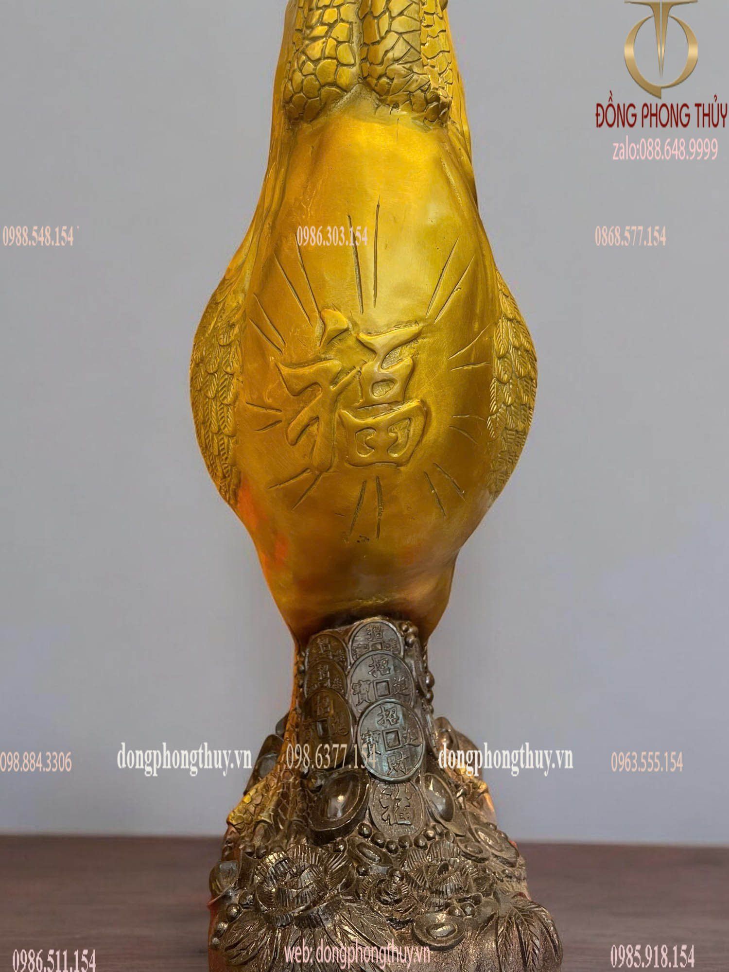 Tượng gà phong thủy 69cm