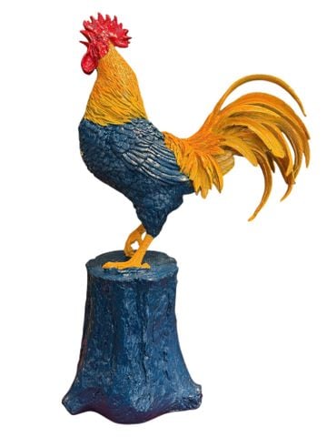 Tượng gà bằng đồng