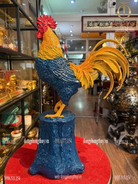 Tượng gà bằng đồng