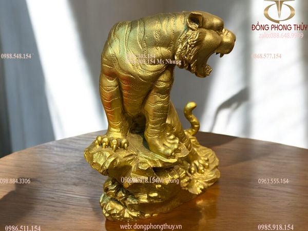 TƯỢNG HỔ BẰNG ĐỒNG 20.5CM