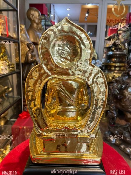 Tượng Hư Không Tạng dát vàng 24k
