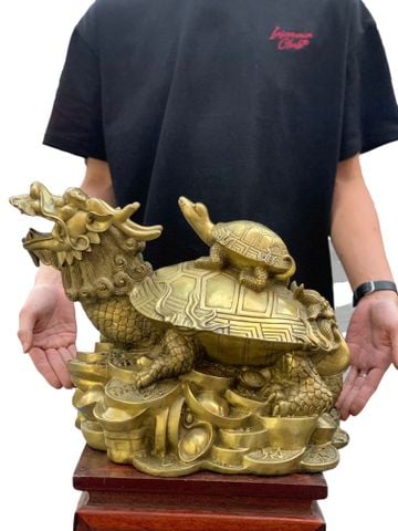 Tượng Long Quy cao 31 dài 45 ngang 25 nặng 9kg