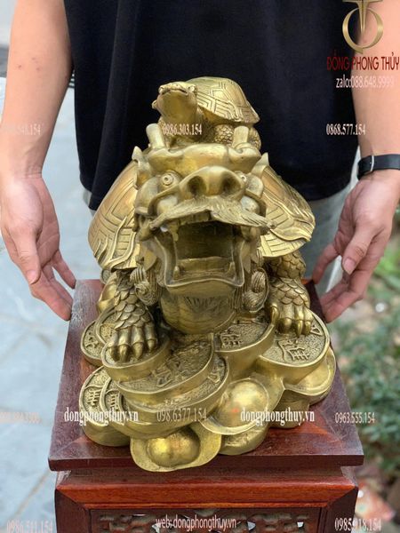 Tượng Long Quy cao 31 dài 45 ngang 25 nặng 9kg