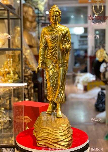 Tượng phật thích ca đứng Cao 62 nặng 5.5 kg