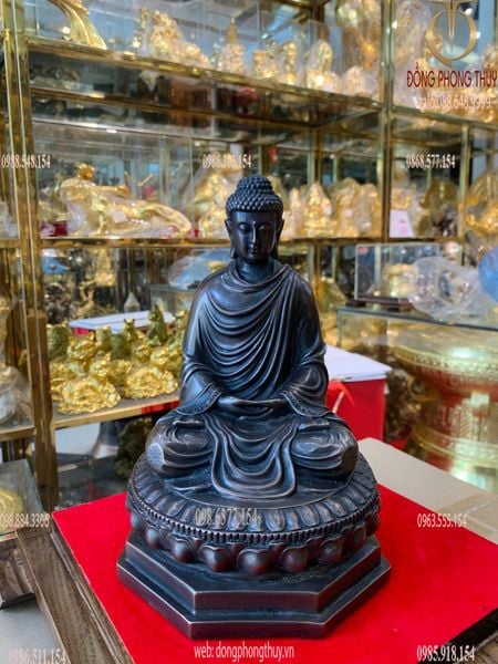 Tượng phật Thích ca Cao 22cm ngang 15cm sâu 15cm nặng 1,9kg