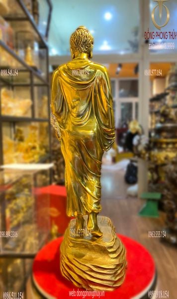 Tượng phật thích ca đứng Cao 62 nặng 5.5 kg