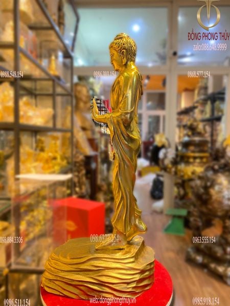 Tượng phật thích ca đứng Cao 62 nặng 5.5 kg