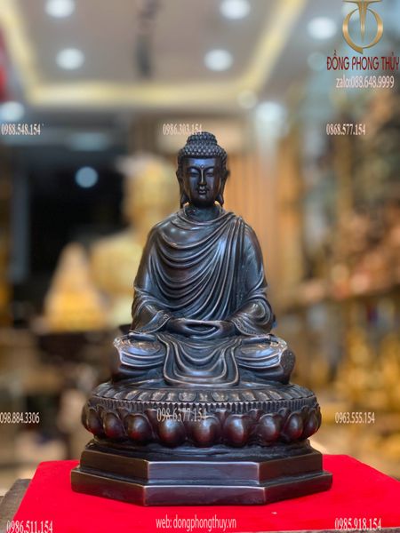 Tượng phật Thích ca Cao 22cm ngang 15cm sâu 15cm nặng 1,9kg