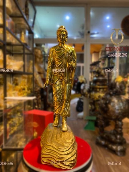 Tượng phật thích ca đứng Cao 62 nặng 5.5 kg