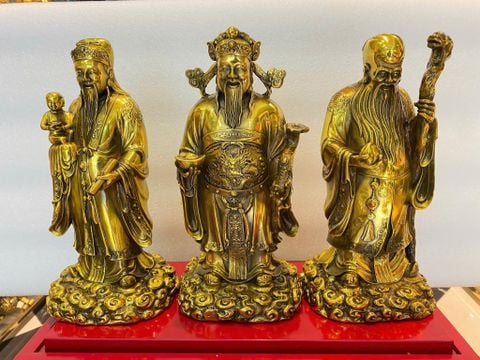 Tượng tam đa phúc lộc thọ bằng đồng