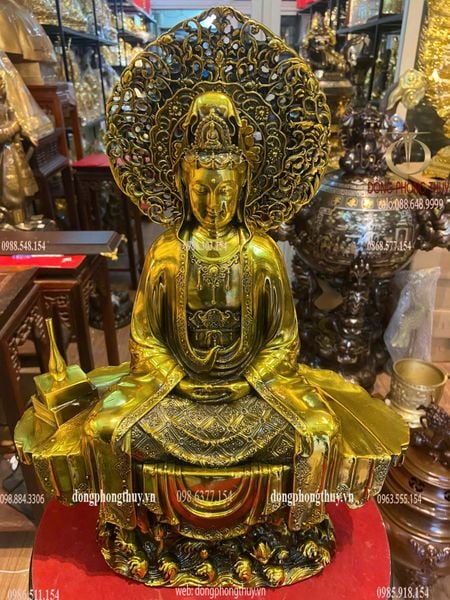 Tượng phật quan âm cao 45cm nặng 8,4kg