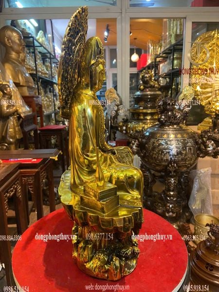 Tượng phật quan âm cao 45cm nặng 8,4kg