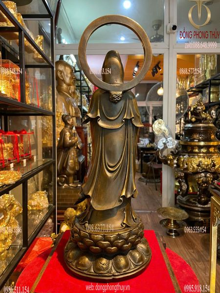 Tây phương tam thánh hào quang Cao đến đầu 40, đến lá đề 45, sâu 17 nặng 15,5kg