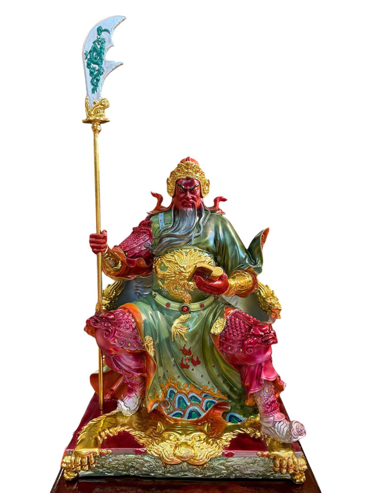 Tượng quan công vẽ màu