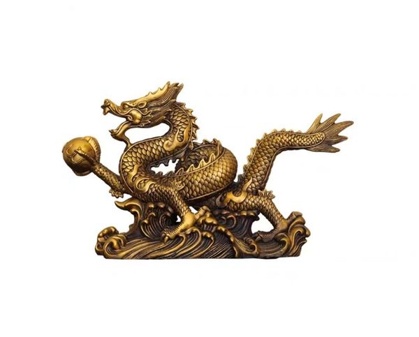 Tượng rồng phong thủy cưỡi sóng