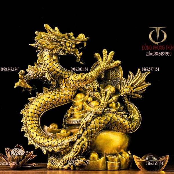 Tượng rồng hũ tiền