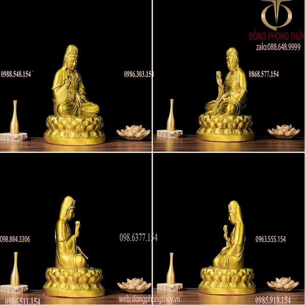 Tượng Tam Thánh Cao 17cm, ngang 11cm, rộng 11cm, nặng 2.5kg/bộ