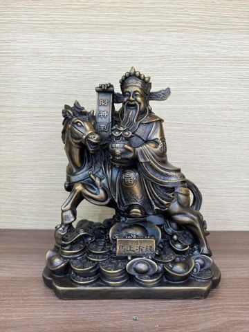Tượng Thần tài bằng đồng cao 30
