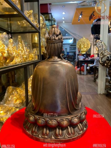 Thế Chí bồ tát bằng đồng cao 30cm